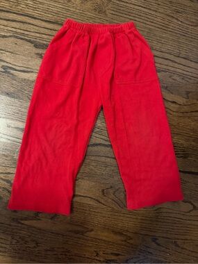 Baby Lorel Red Elastic Waist Baby Pants